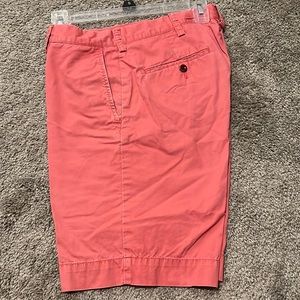 Red polo shorts